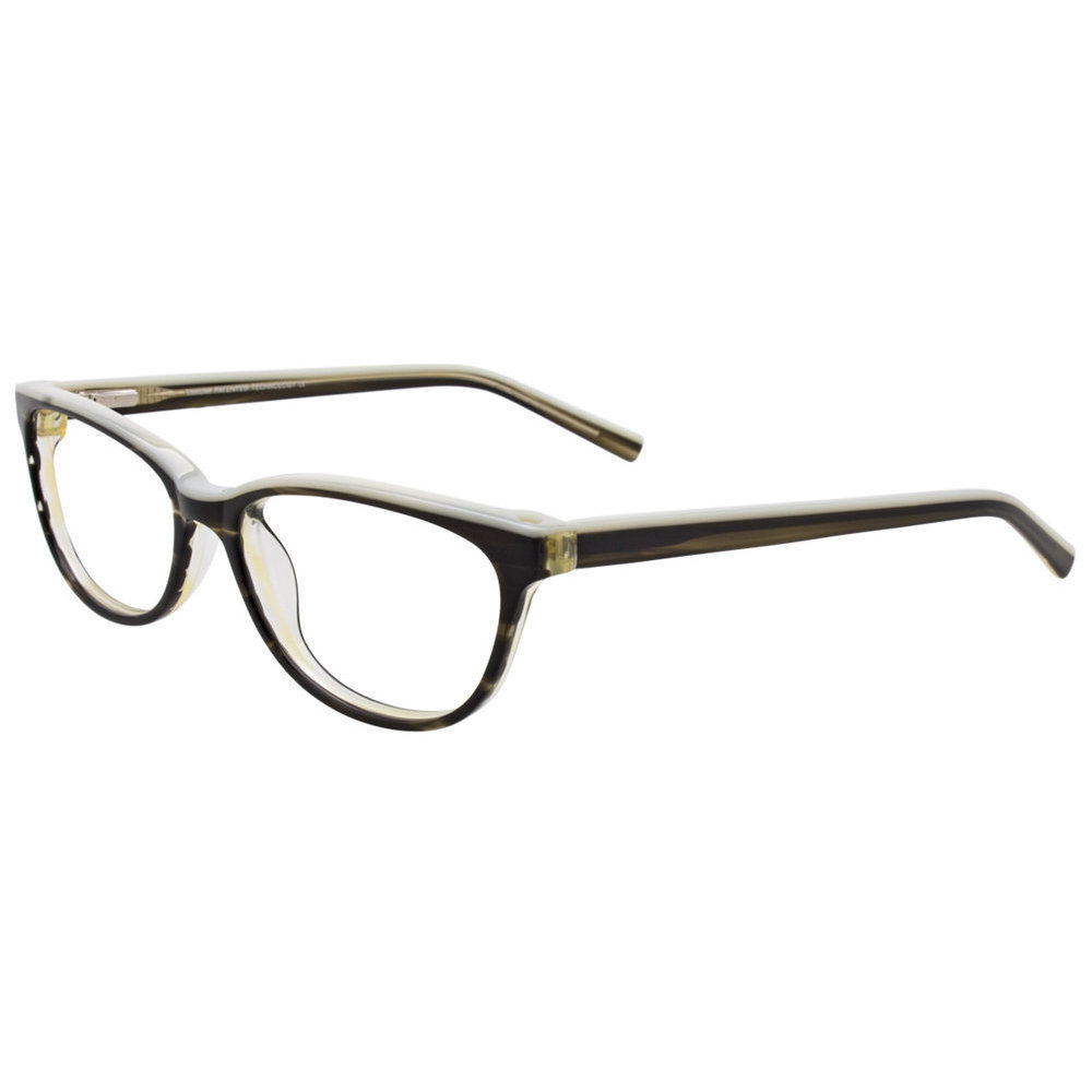 TAKUMI TK962 Eyeglasses 010 Marbled Brown   Cream 53mm